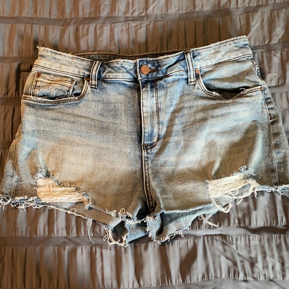 BP distressed denim shorts